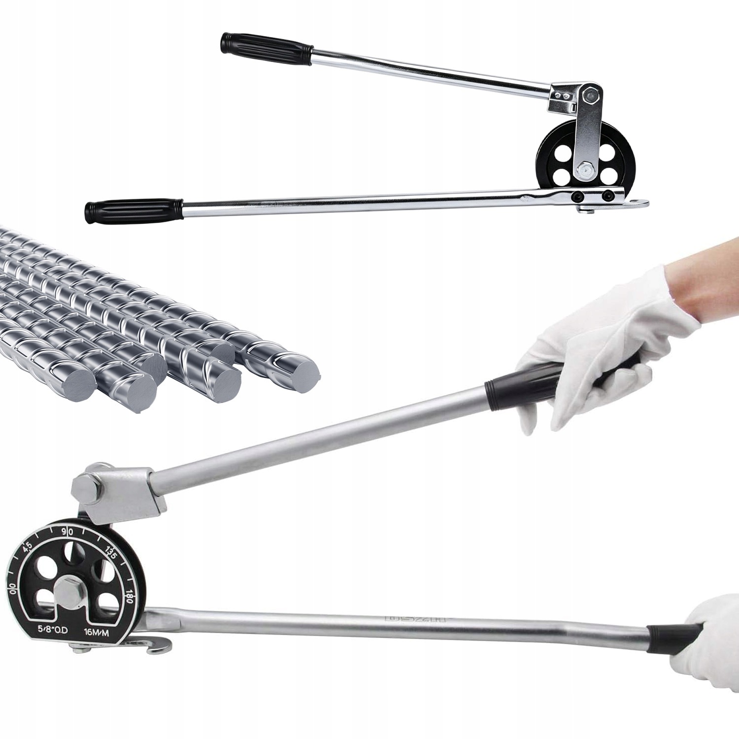 16 MM Ohýbačka Pro Trubky Měděných Vodičů 0 Až 180° Ocel 45#