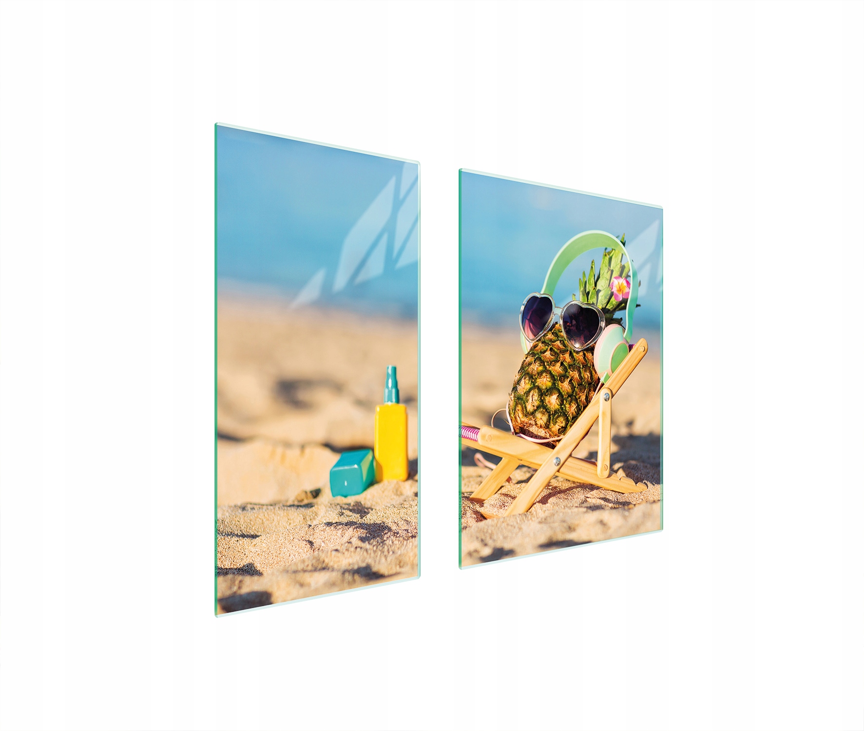 Skleněná Ochranná Deska 75x52 Ananas Tvrzené Sklo