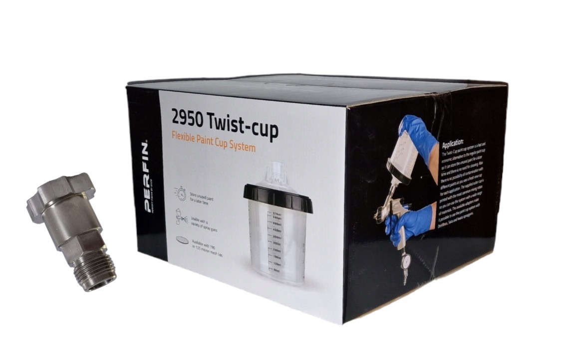 

Kubki Pps+adapter DeVilbiss 400ML 50SZT.190UM