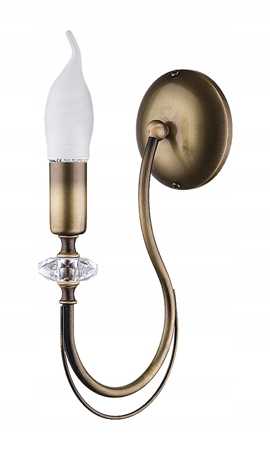 Svietniková lampa Melody Payna 1xE14 Nástenná lampa do obývačky