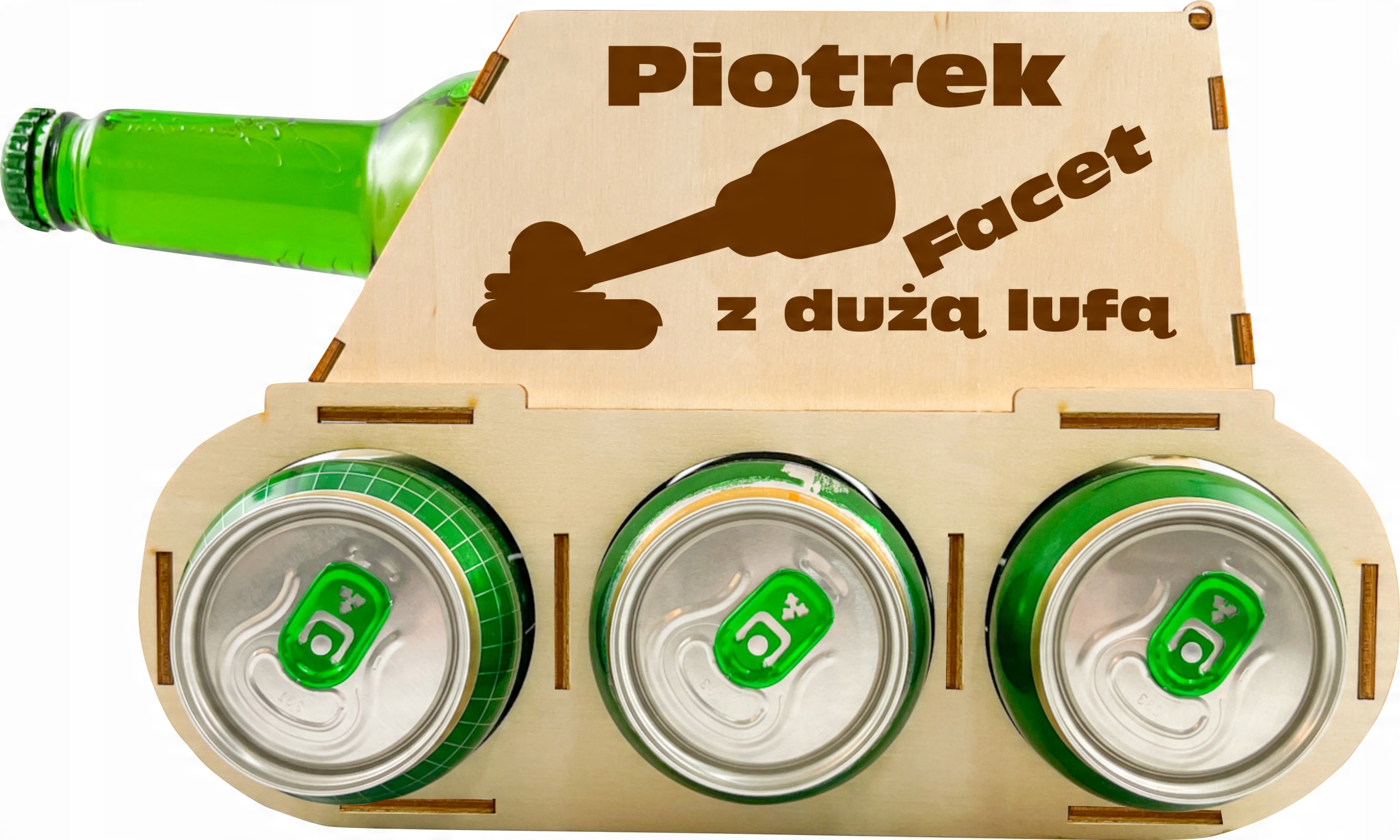 

Grawerowany Czołg Na Piwo Urodziny