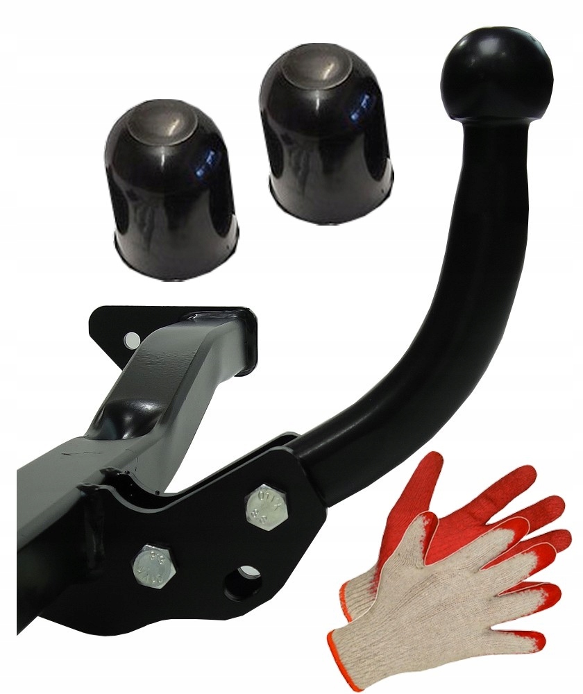 AUTO HAK HOLOWNICZY+KAPTURKI +RĘKAWICE do TOYOTA YARIS 1 I P1 1999do2005 Rodzaj kuli Odkręcana