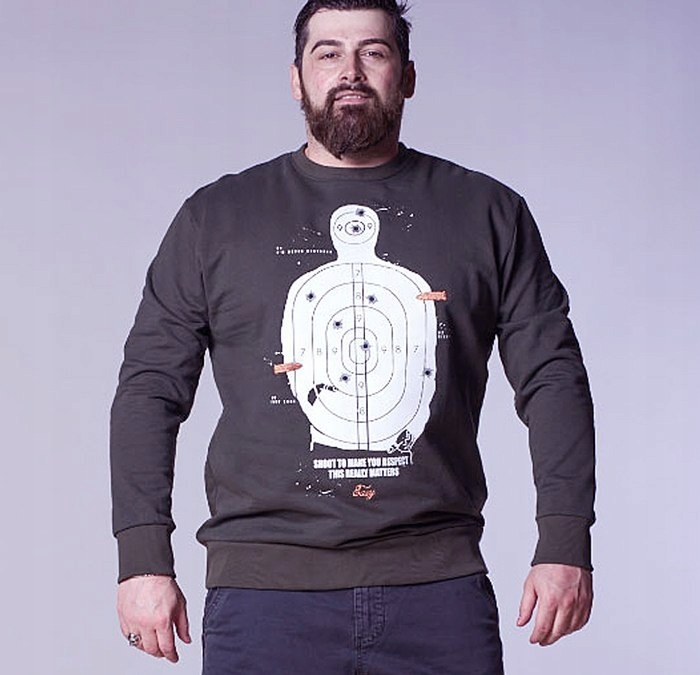Easy Velká Mikina Šedá 3XL obvod 138 Cm