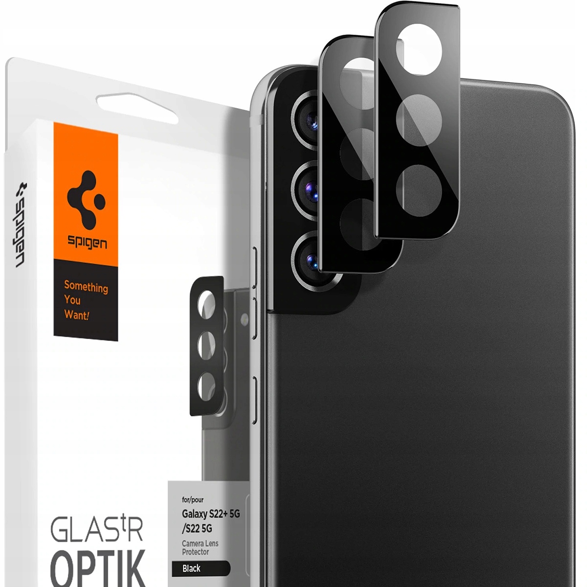 

Szkło na aparat do Galaxy S22 Plus, Spigen Optik