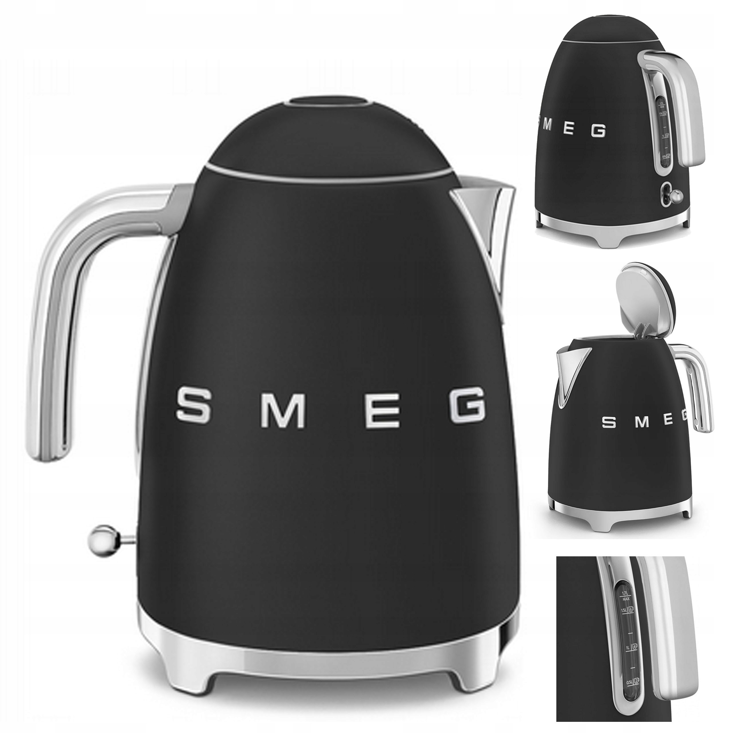 

Czajnik elektryczny Smeg KLF03BLMEU Czarny Mat