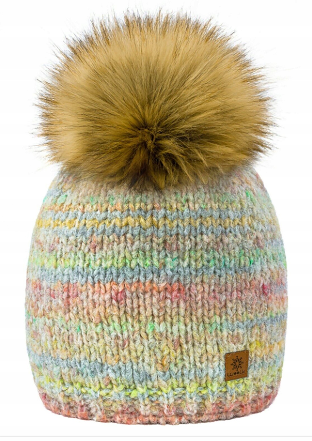 

Zimowa Czapka Ciepła pompon i polar Woolk Morgana