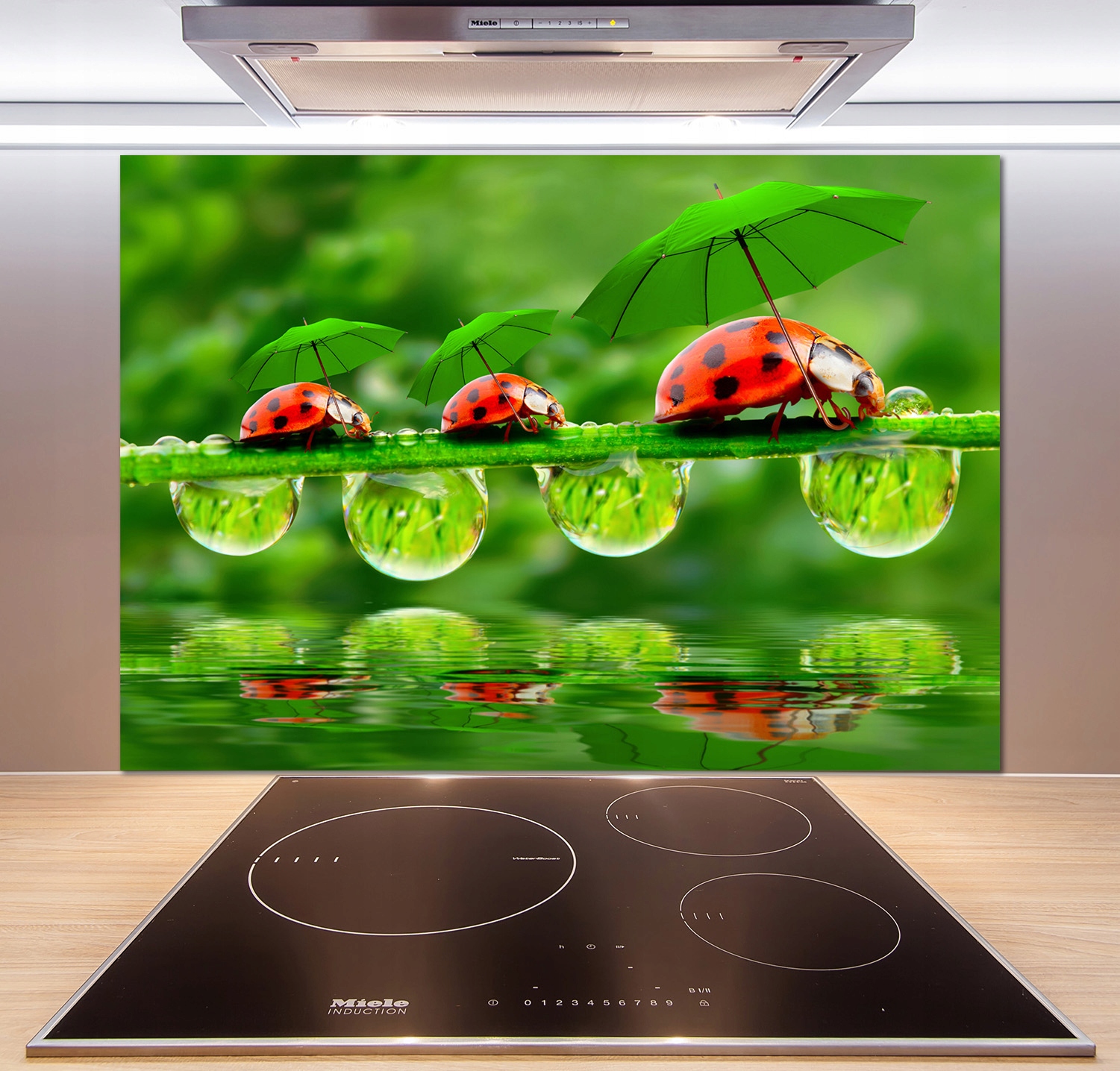 

Panel do kuchni Biedronki parasole 100x70 + Klej
