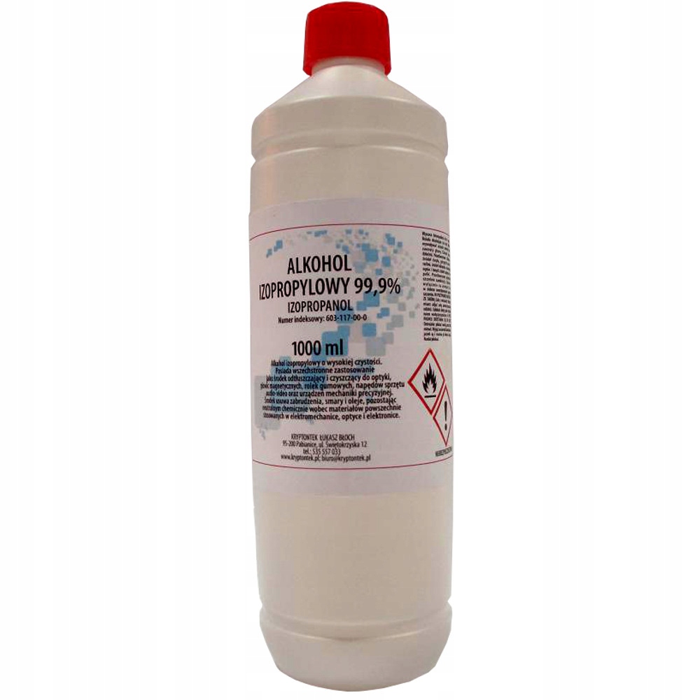 

Ipa Alkohol Izopropylowy 99,9 % 1L- odtłuszczanie