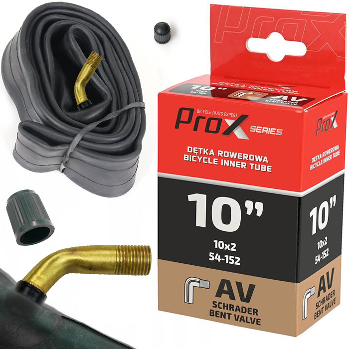 Dętka Prox 10" X 2 (54-152) Av 40mm 45° gięty
