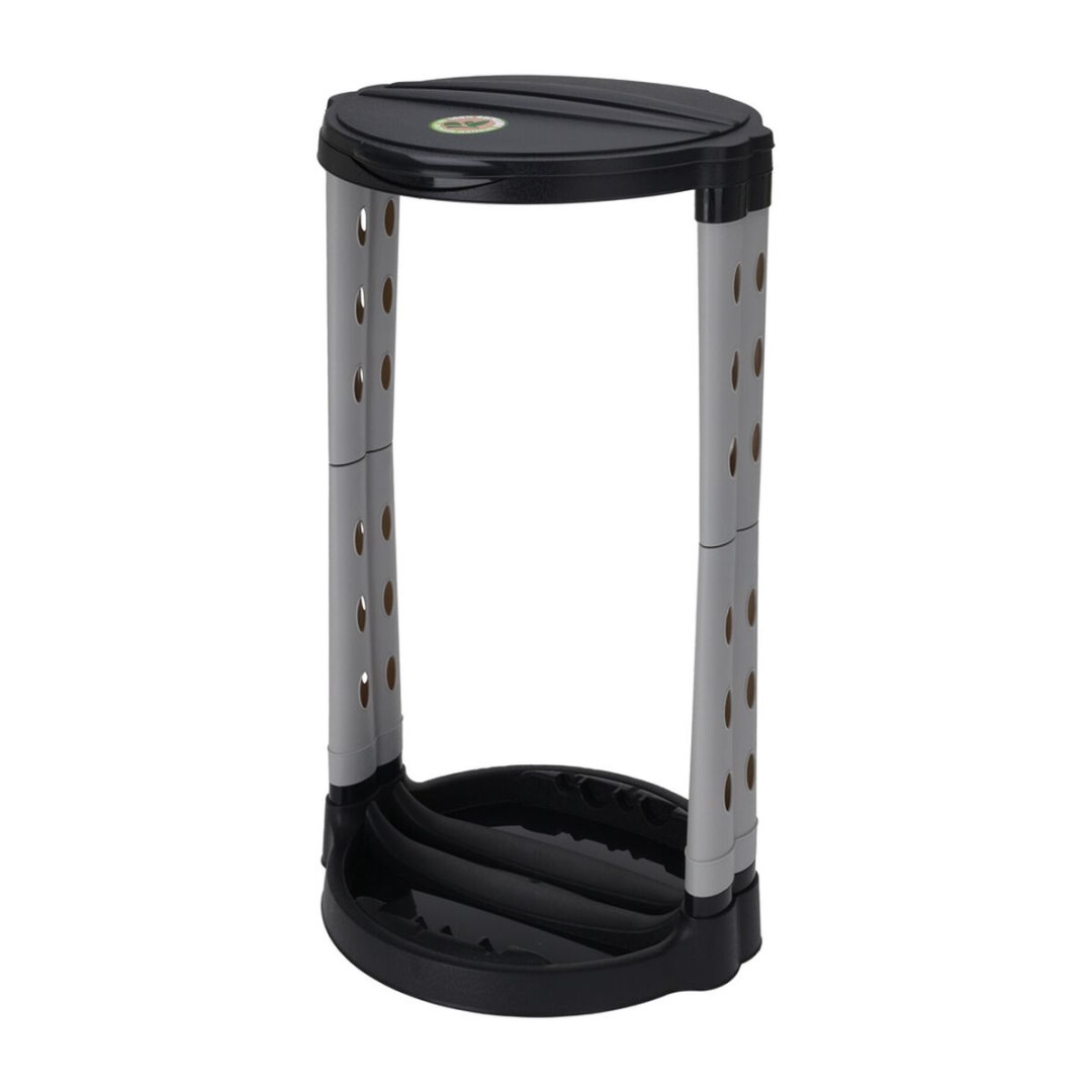 Levně Průhledný odpadkový koš Demontovatelný polypropylen 120 L 43 x 43 x 74 c
