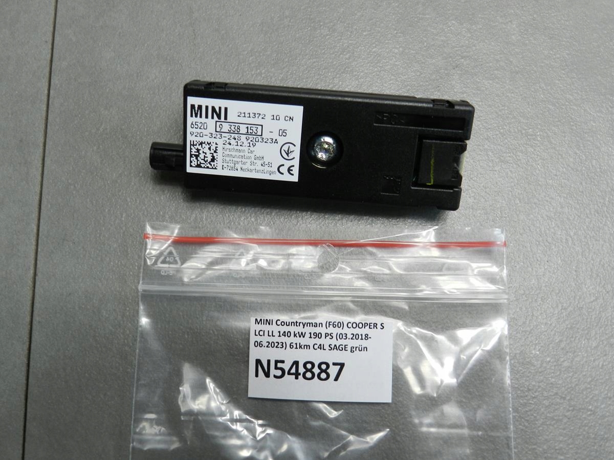 MINI Countryman F60 antenna amplifier 9338153