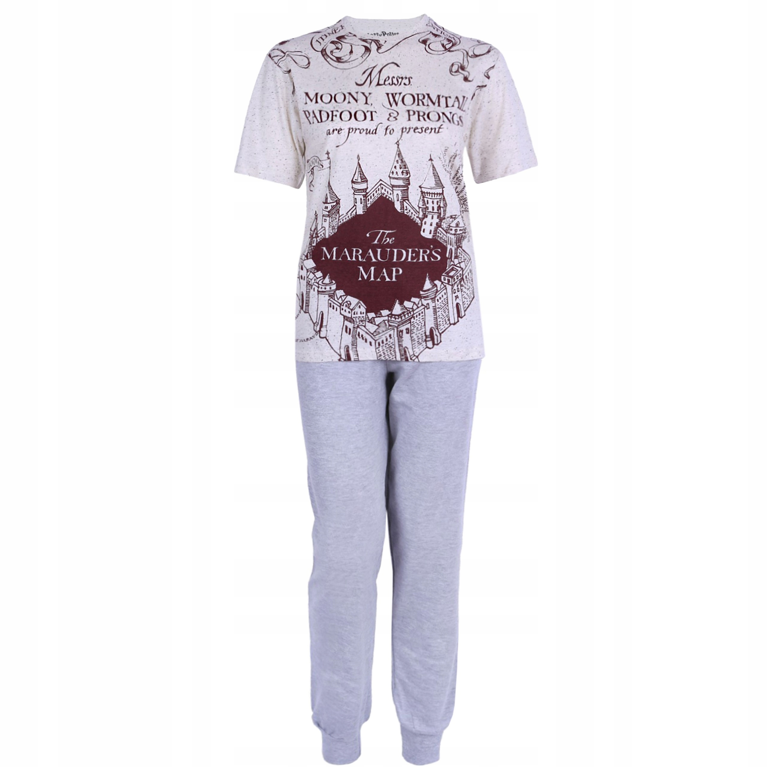 

Szara piżama męska Mapa Huncwotów Harry Potter M