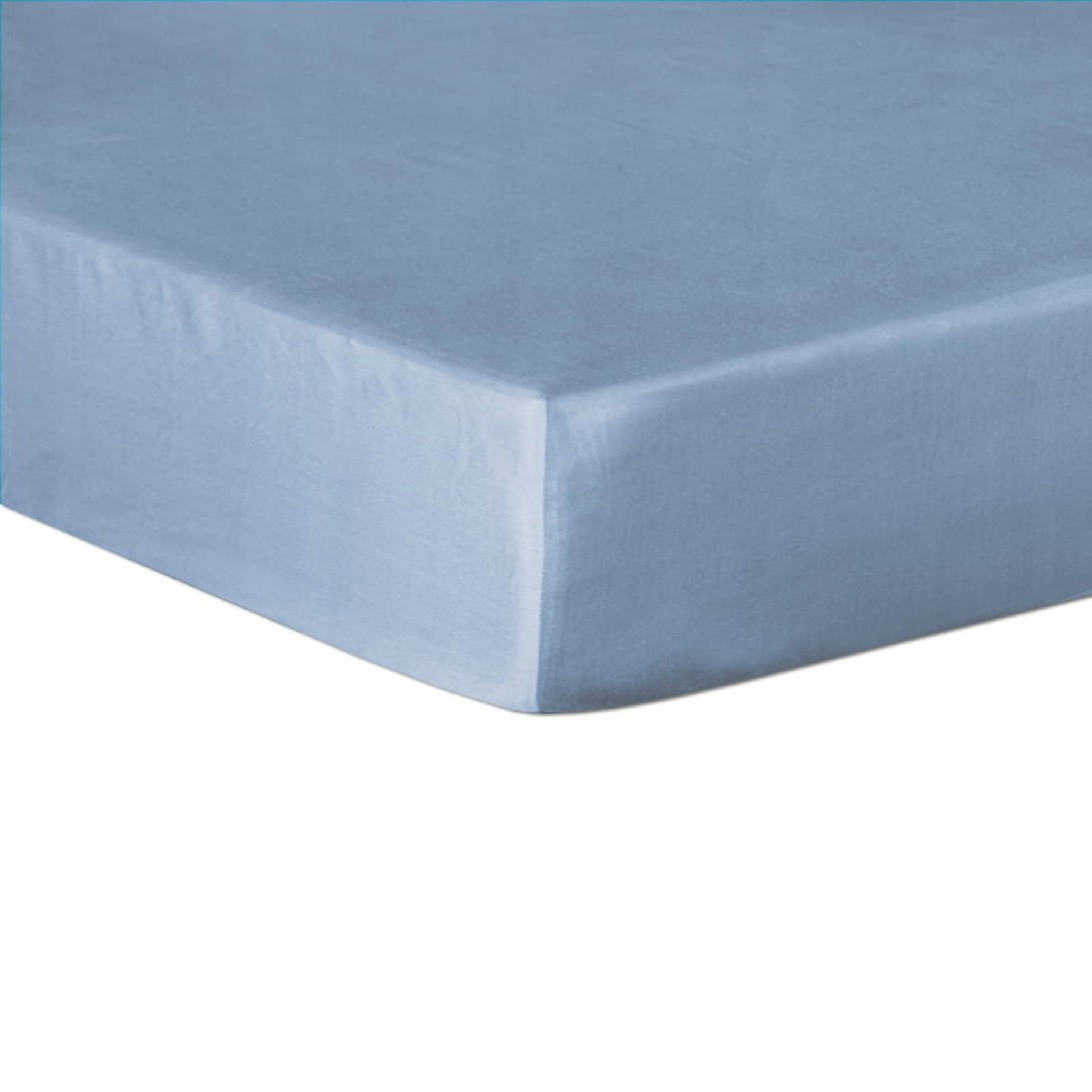 Prostěradlo Jersey 170/180x200 satén bavlna modrá královská modrá