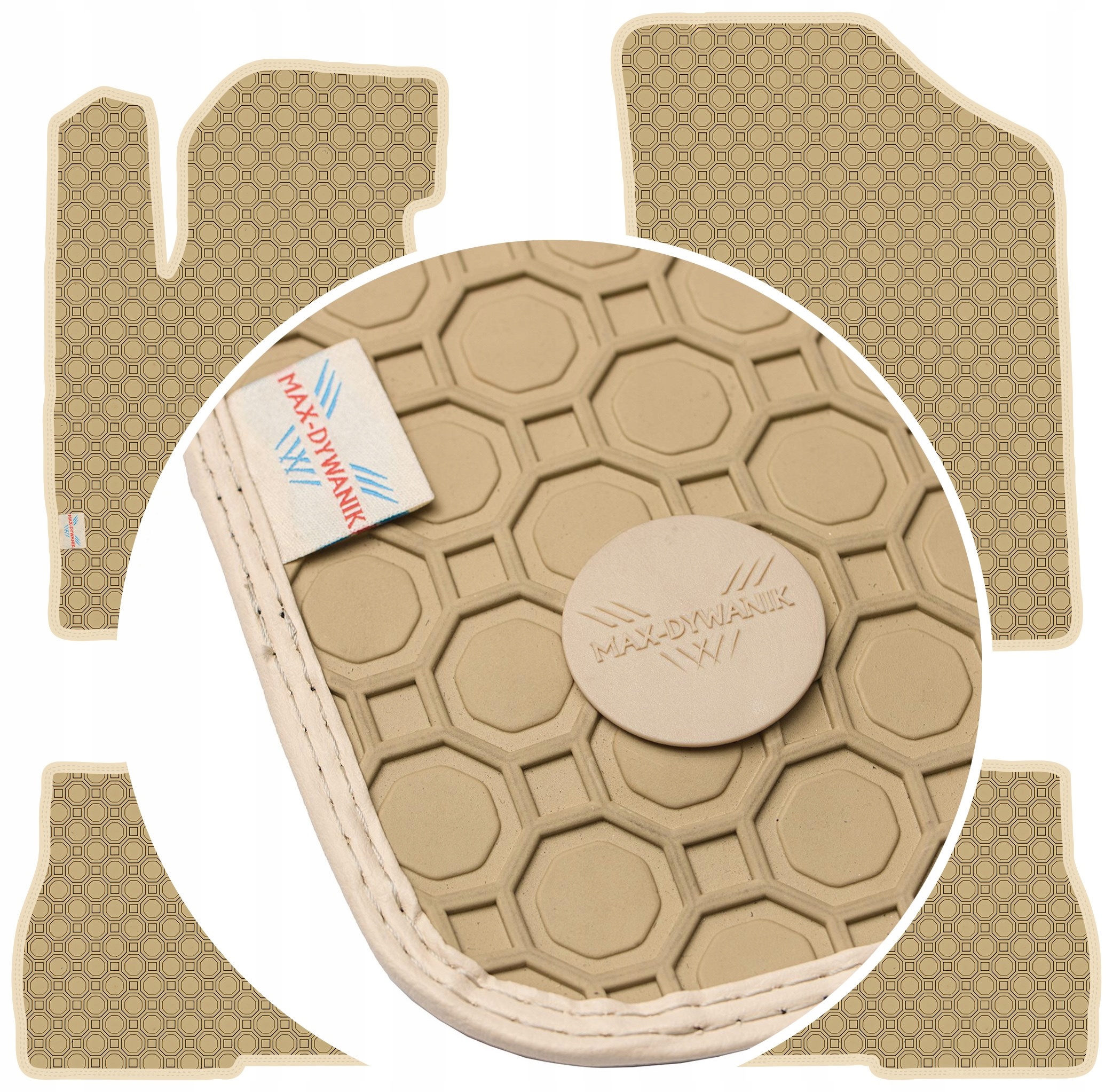 Hyundai Santa Фе III 12-15 Коврики BEZOWE