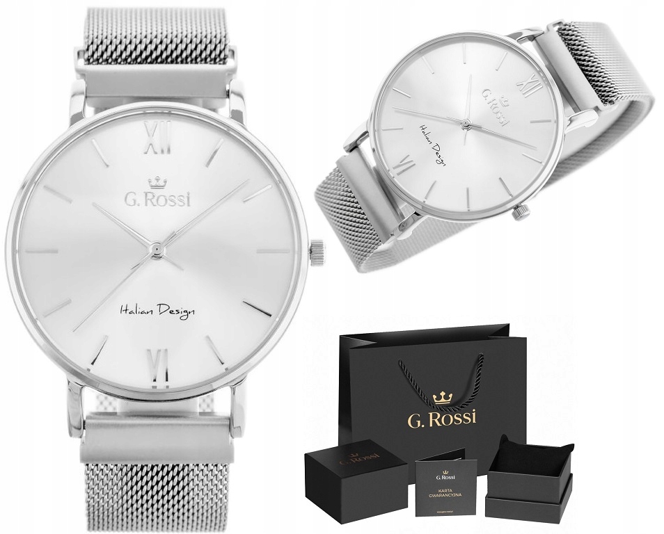 

Damski Zegarek G. Rossi unikalne zapięcie + box