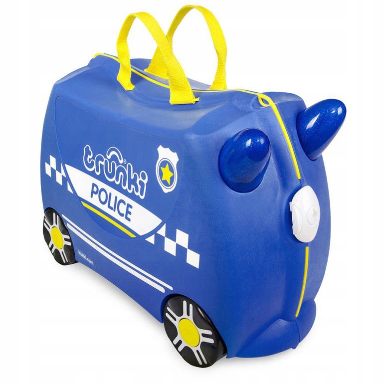 

Trunki Jeżdżąca Walizka Podróżna Radiowóz Jeździk