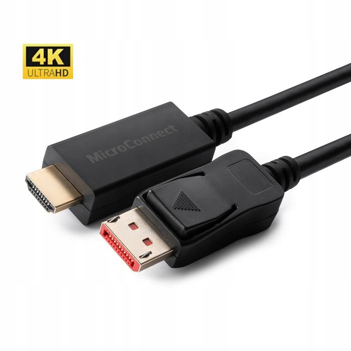 Microconnect MC-DP-HDMI-0504K adapter kablowy 0,5 m DisplayPort Czarny