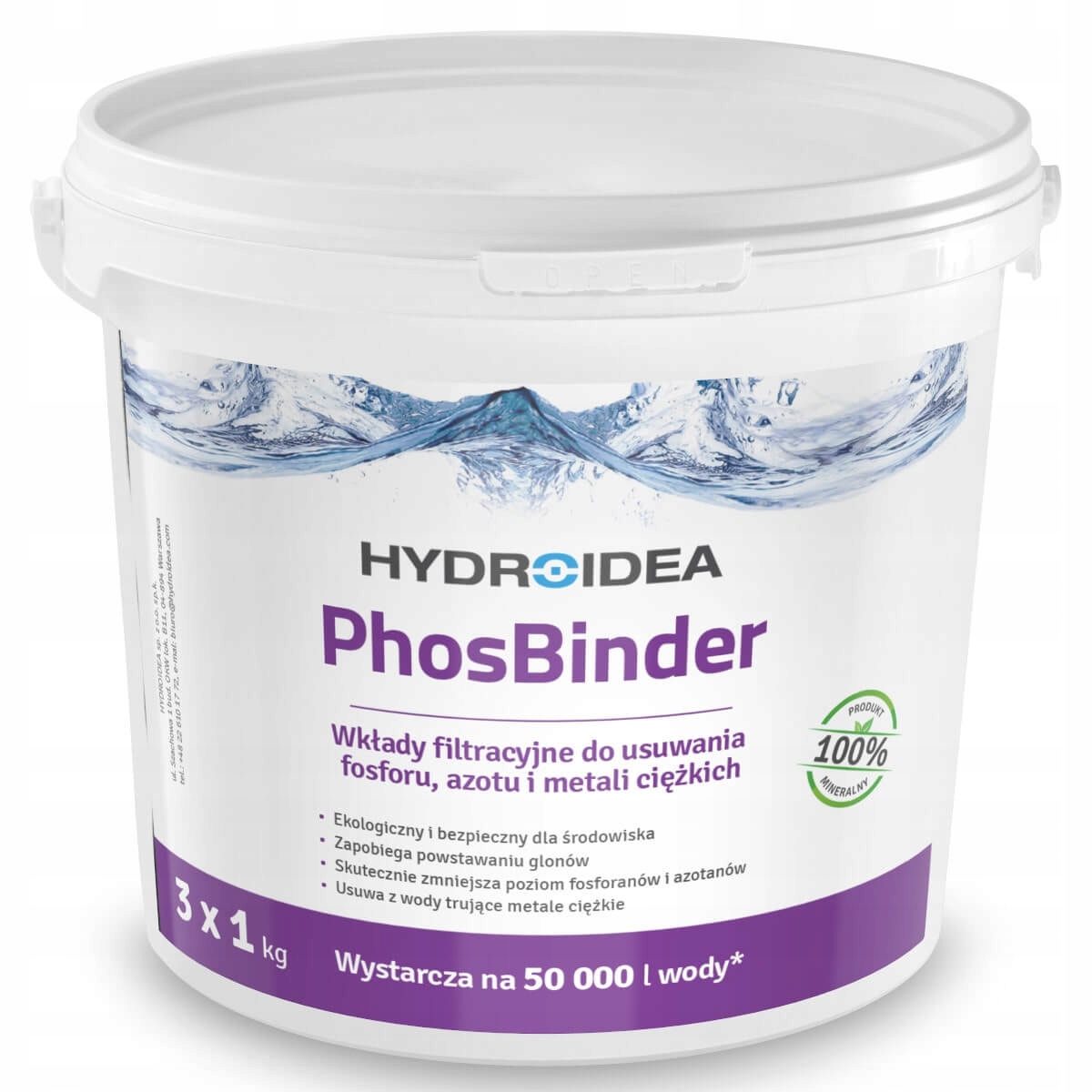 Hydroidea Phosbinder 3x1 kg filtrační vložky