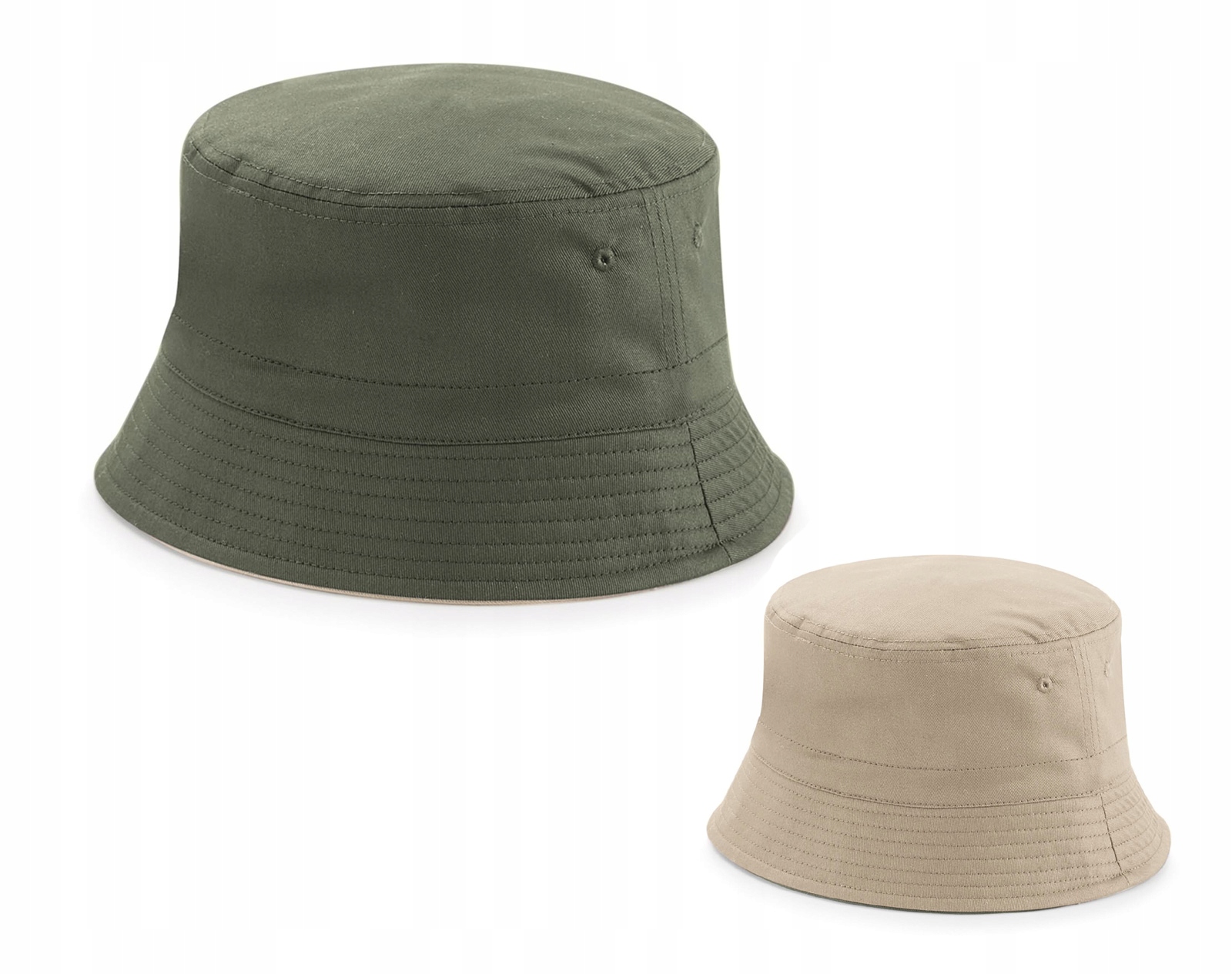 

Bawełniany Kapelusz Dwustronny Bucket Damski Męski