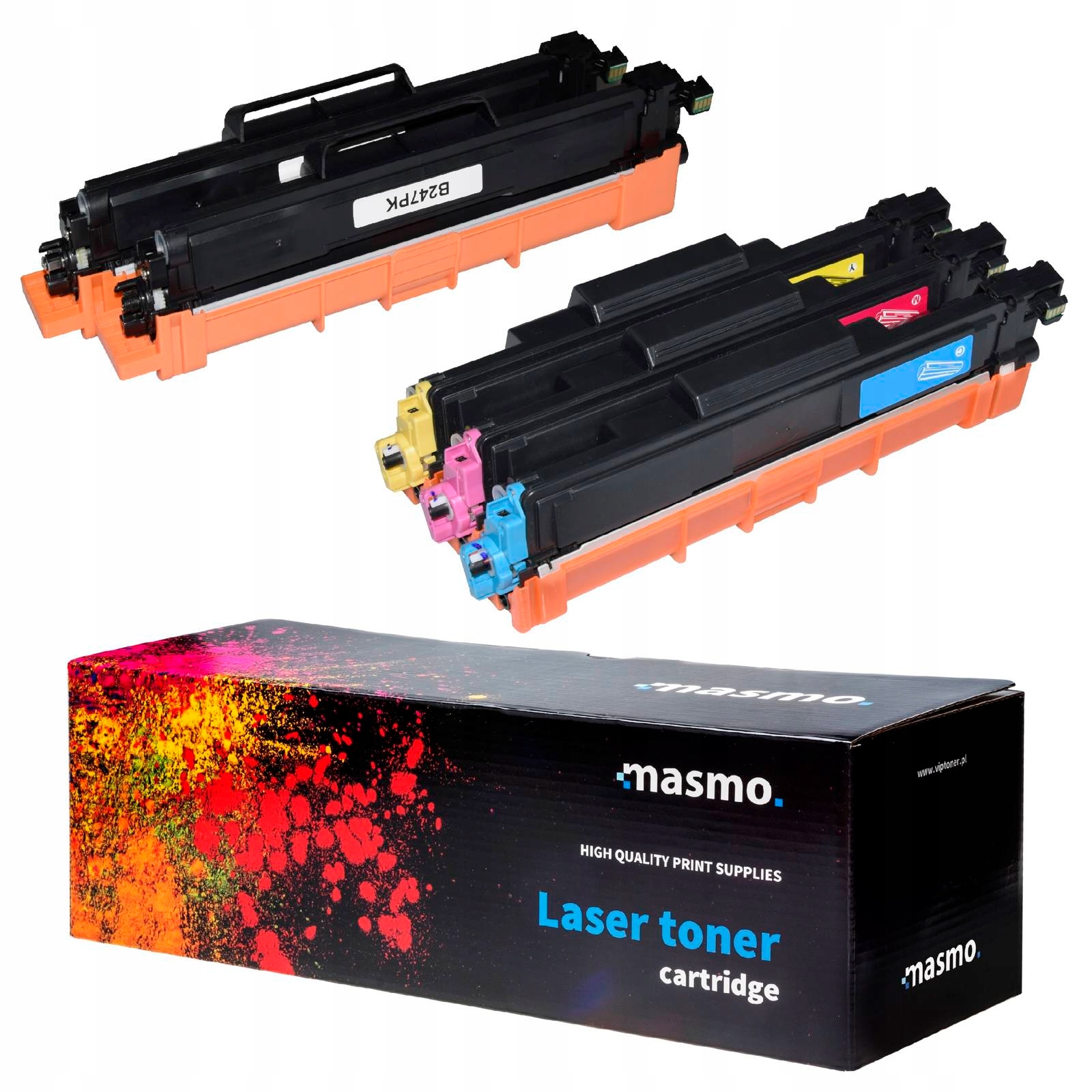 5x tonery Cmyk TN247 TN243 pro Brother DCP-L3510CDW