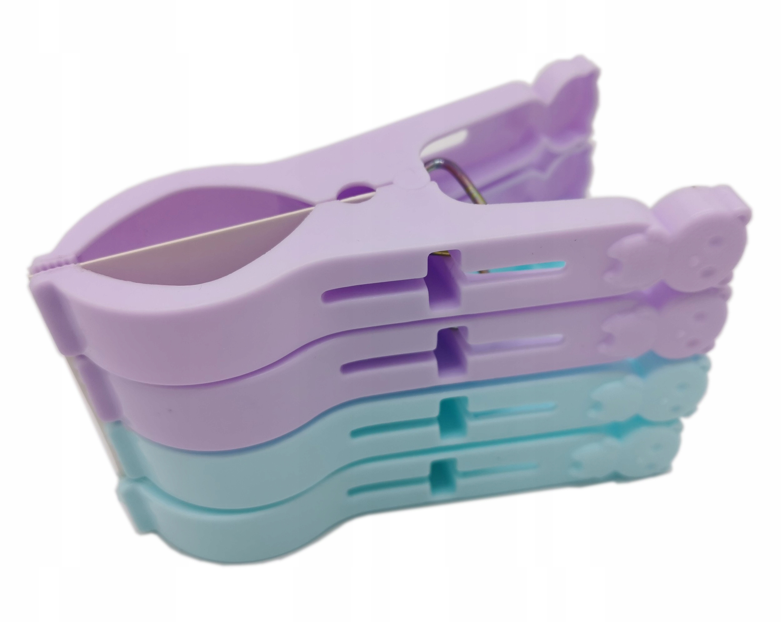 

Zestaw spinaczy, klamerki do prania odzieży, 4 szt