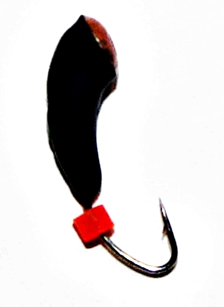 Mormyszka Wolframowa Kolor Czarny- 0,49gr. 1,1cm. 1012