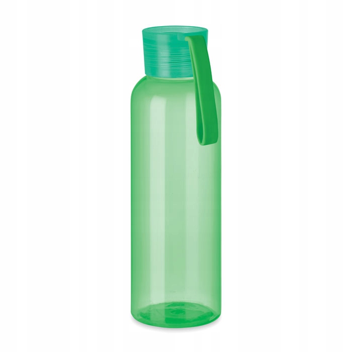 Butelka na wodę sok 500 ml z Tritanu zawieszką silikonową lekka Zielony