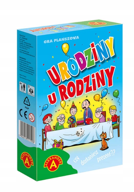 

Urodziny u rodziny mini gra planszowa Alexander