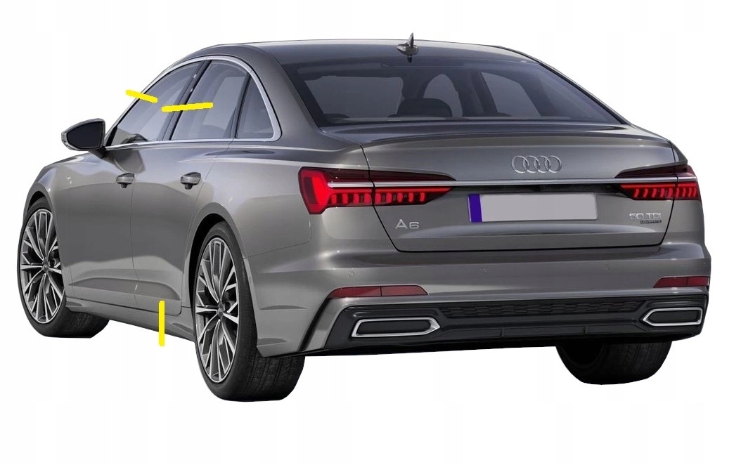 AUDI A6 4K SEDAN ĆWIARTKA TYLNY TYŁ DACH DUPA