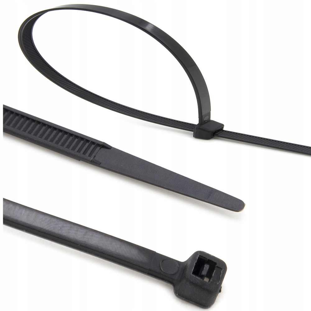 OPASKI KABLOWE PLASTIKOWE CZARNE DO KABLI 7,5x450 100szt UV Marka inna