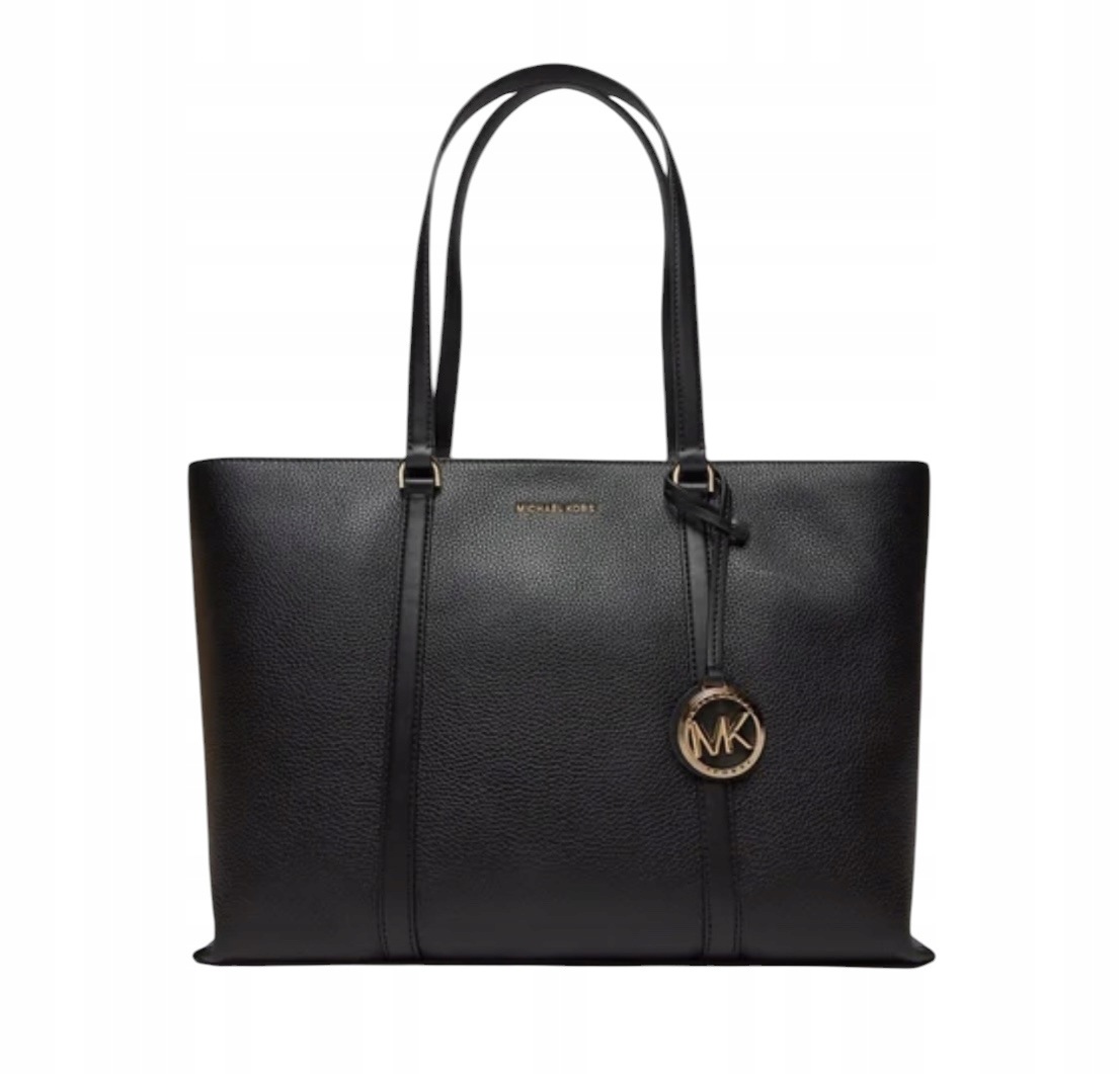 Michael Kors Torebka Damska Skórzana Shopper Temple 30R4G1LT3L Czarny
