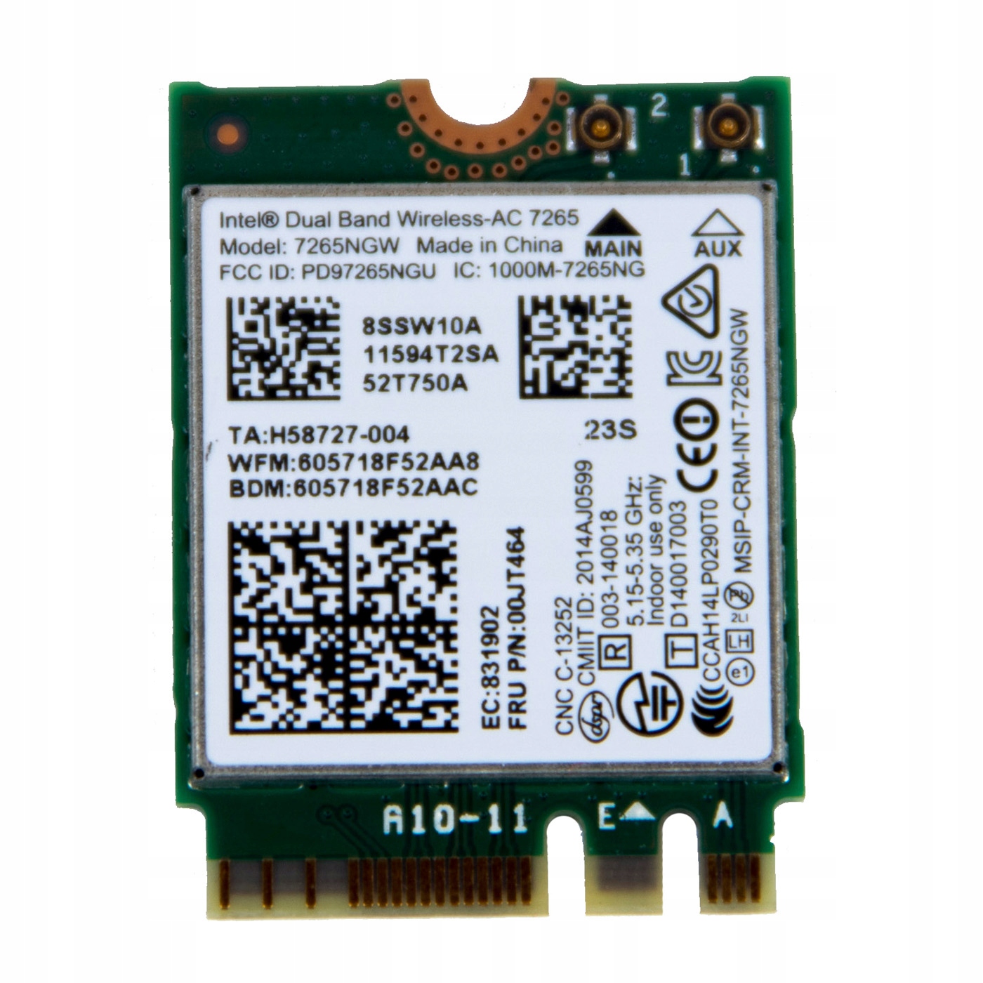 WiFi modul 7265 Ngw Lenovo T450 T450s L450 W550 X250