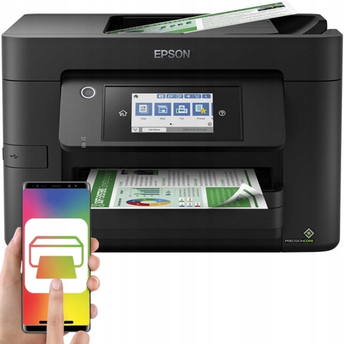 Tlačiareň Epson Skan Kopia Faks Farba Tlač Duplex Wifi Usb Adf 35 Atramenty