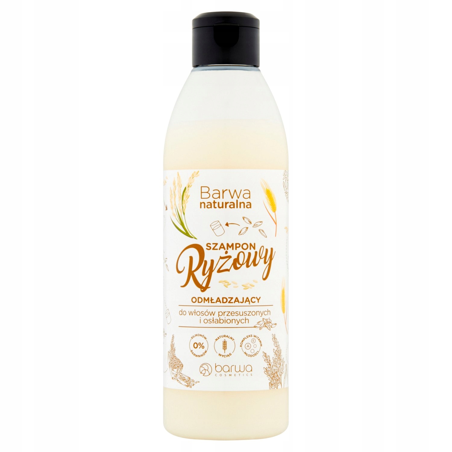 

Barwa Naturalna Odmładzający Szampon Ryżowy 300ML