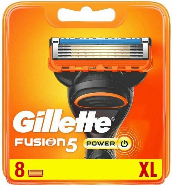 Gillette Fusion 5 Power 8 ks hlavic, nový model pro Velkou Británii