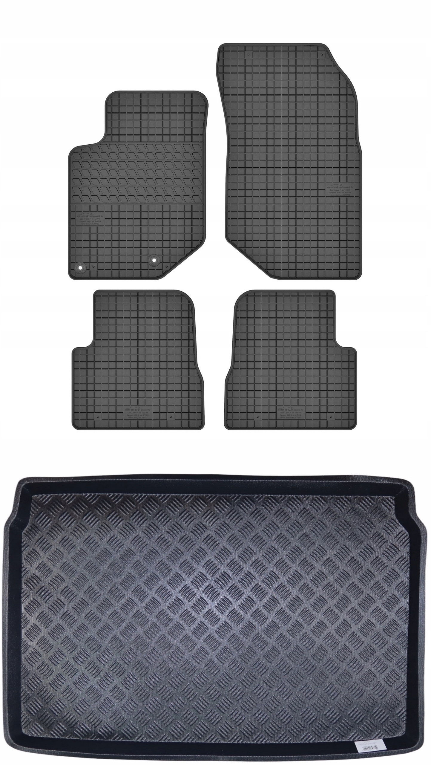 Koberce nosič pro: Peugeot 208 II 2019- hatchback