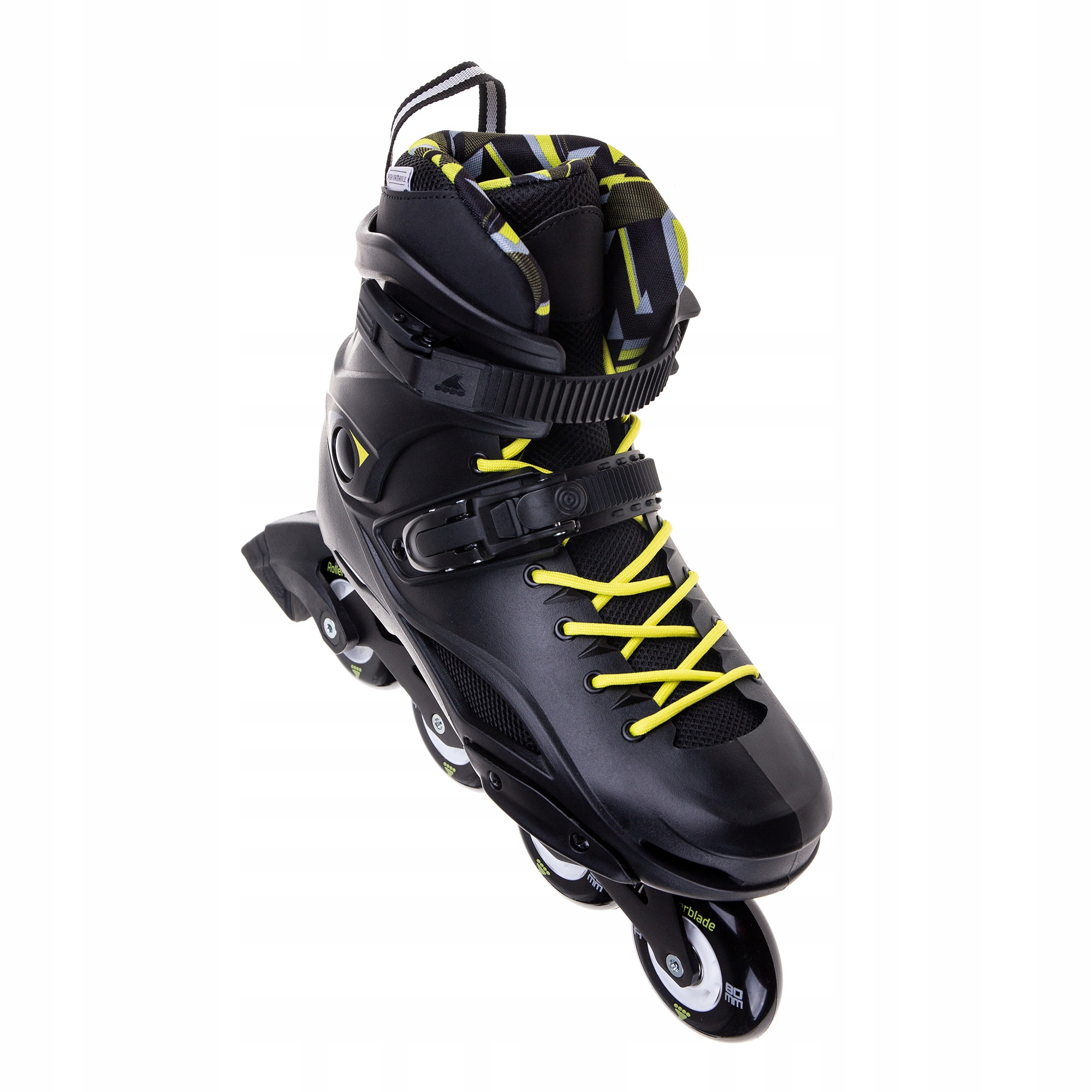 ROLKI ROLLERBLADE RB 80 CRUISER CZARNO/ŻÓŁTE 33 Rozmiar 33