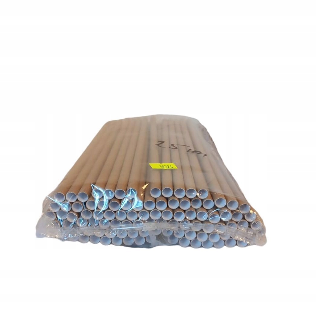 Słomki Rurki do Picia Brązowe Papierowe 25cm Producent 3M