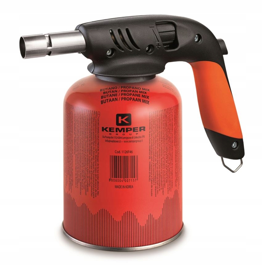 Kemper – plynová páječka – páječka -7/16" – 820AKIT460 – 1900 °C 450 g plynu