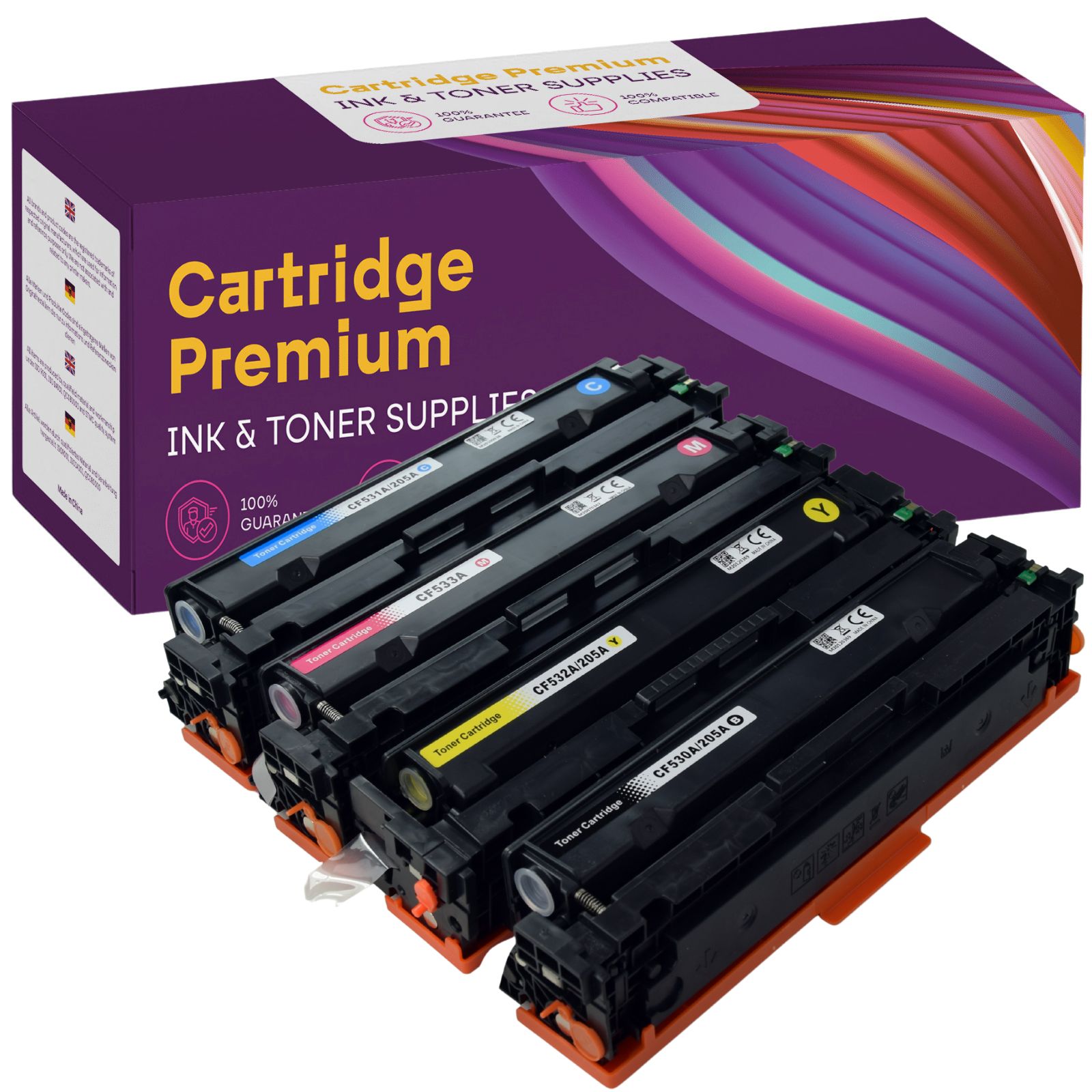 4x Toner pro Hp M180 M181 205A CF530A CF533A