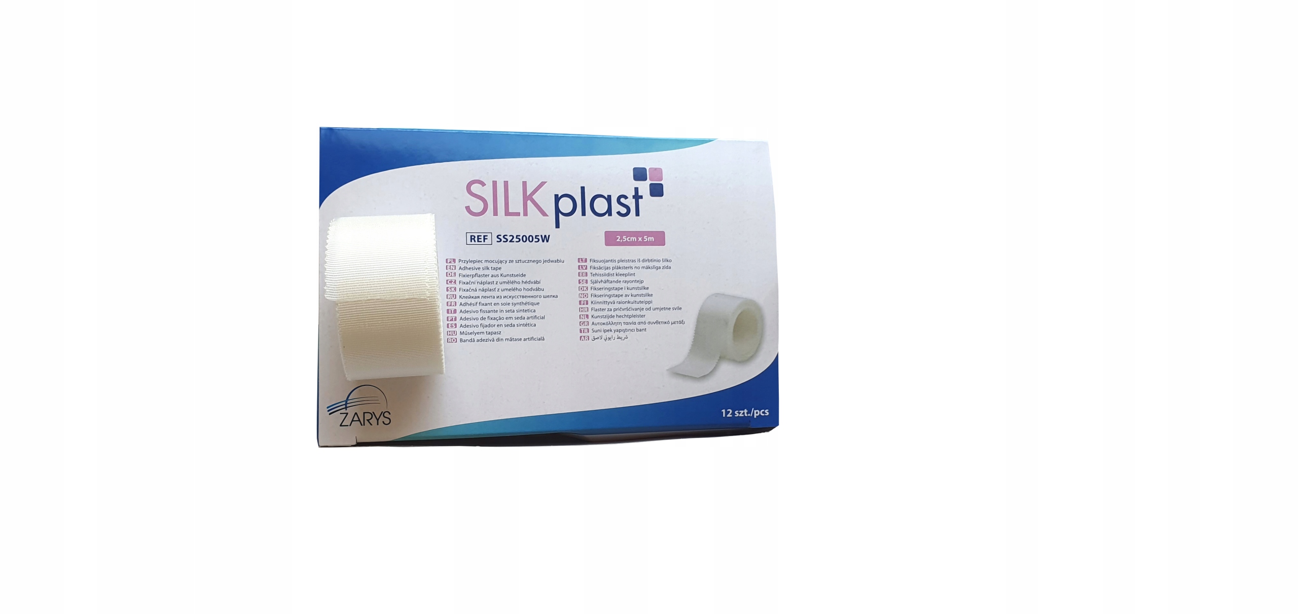 

SILKplast Przylepiec Plaster Jedwab 2,5cmx5m 1 szt
