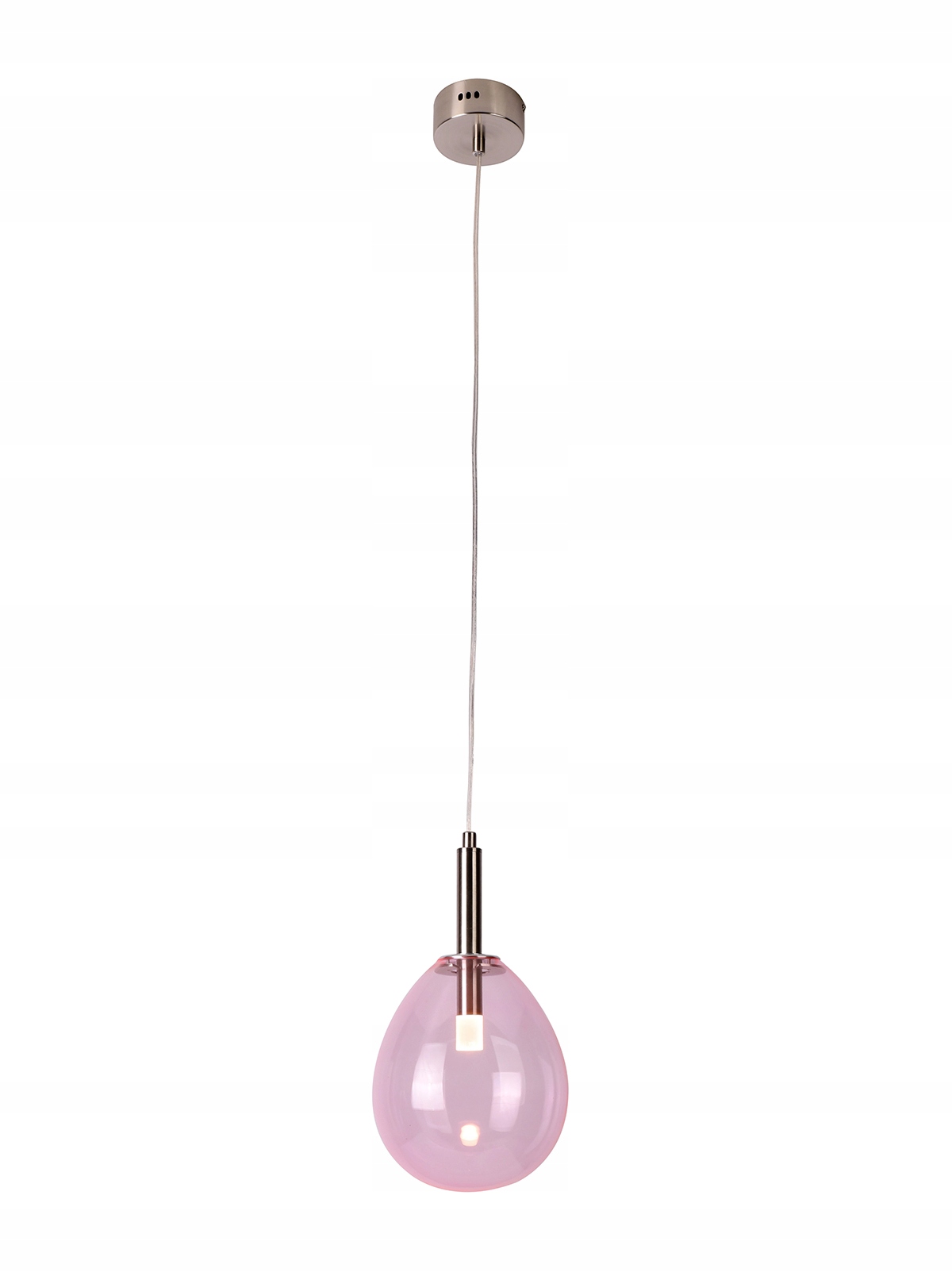 Skleněná závěsná Led lampa Balonik Moderncze