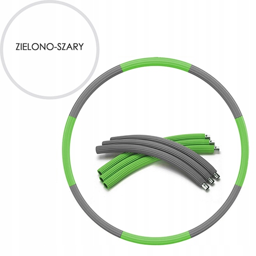 HULA HOP KOŁO ODCHUDZAJĄCE SKŁADANE MASAŻ PIANKA Cechy dodatkowe pokryte pianką składane