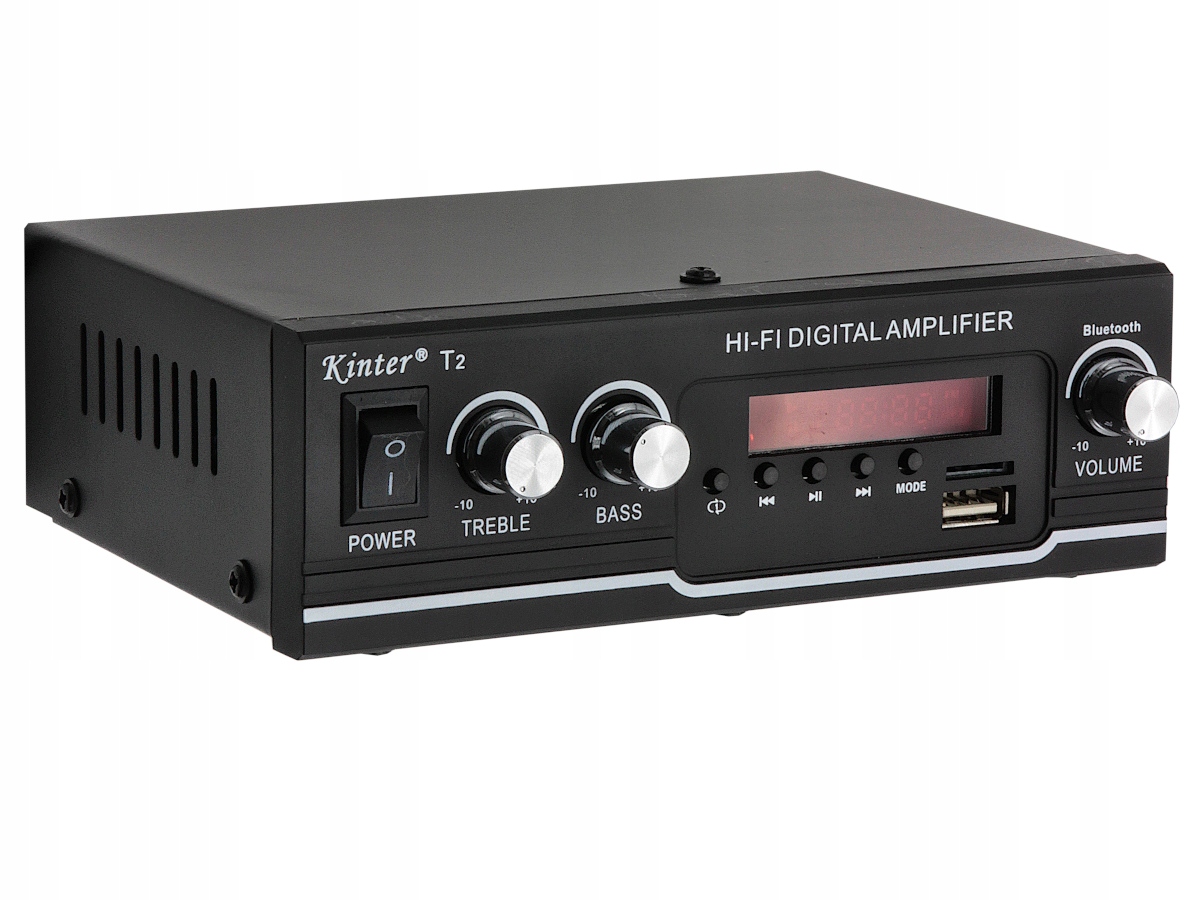 2 KANAŁOWY MOCNY WZMACNIACZ AUDIO BLUETOOTH 5.0 RADIO FM USB SD RCA PILOT EAN (GTIN) 5906122425507