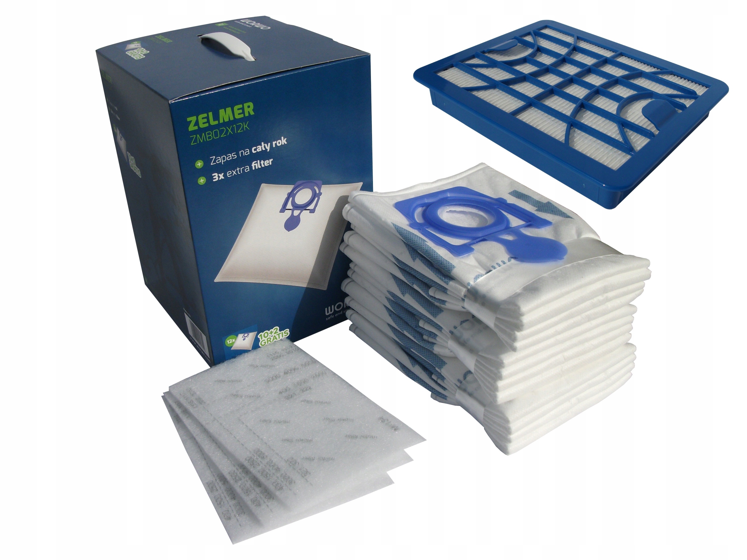 FILTR HEPA + WORKI DO ZELMER CLARRIS TWIX 2750.0ST