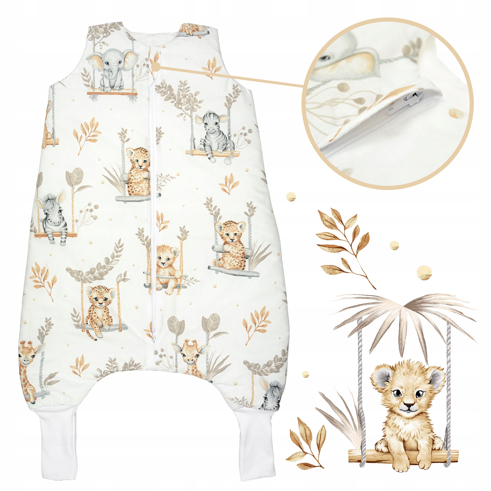 OCIEPLANY ŚPIWOREK Z NOGAWKAMI 92-104 M 1 TOG BAWEŁNA 100% PRODUKT POLSKI Marka Ankras