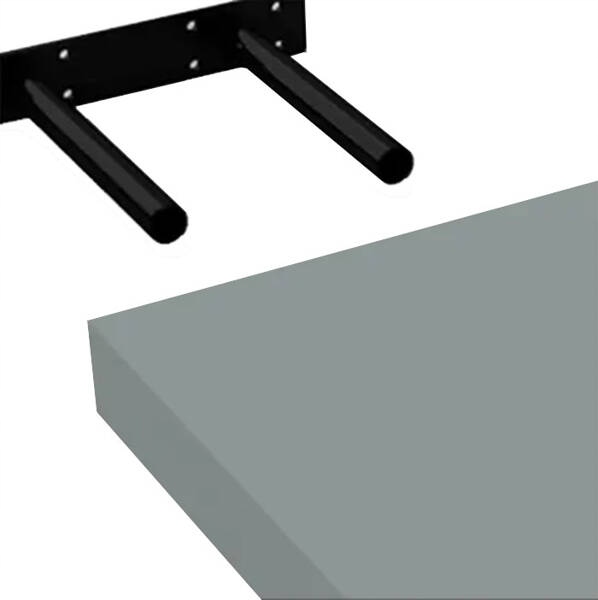 Полка FS 79. 5x23. 5cm серая
