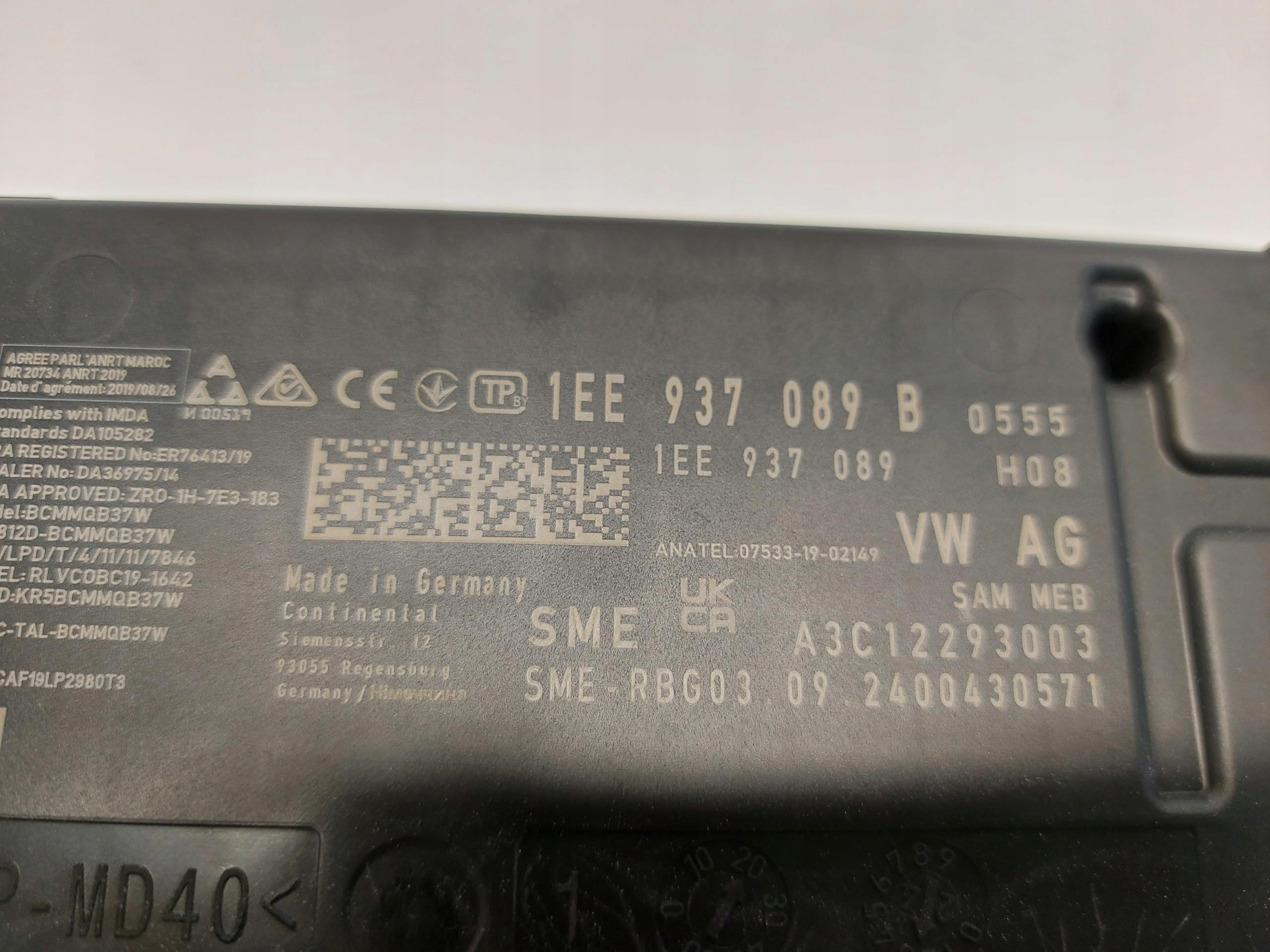 VW ID4 11A , 2024r module control unit KOMFORTU online 1EE937089