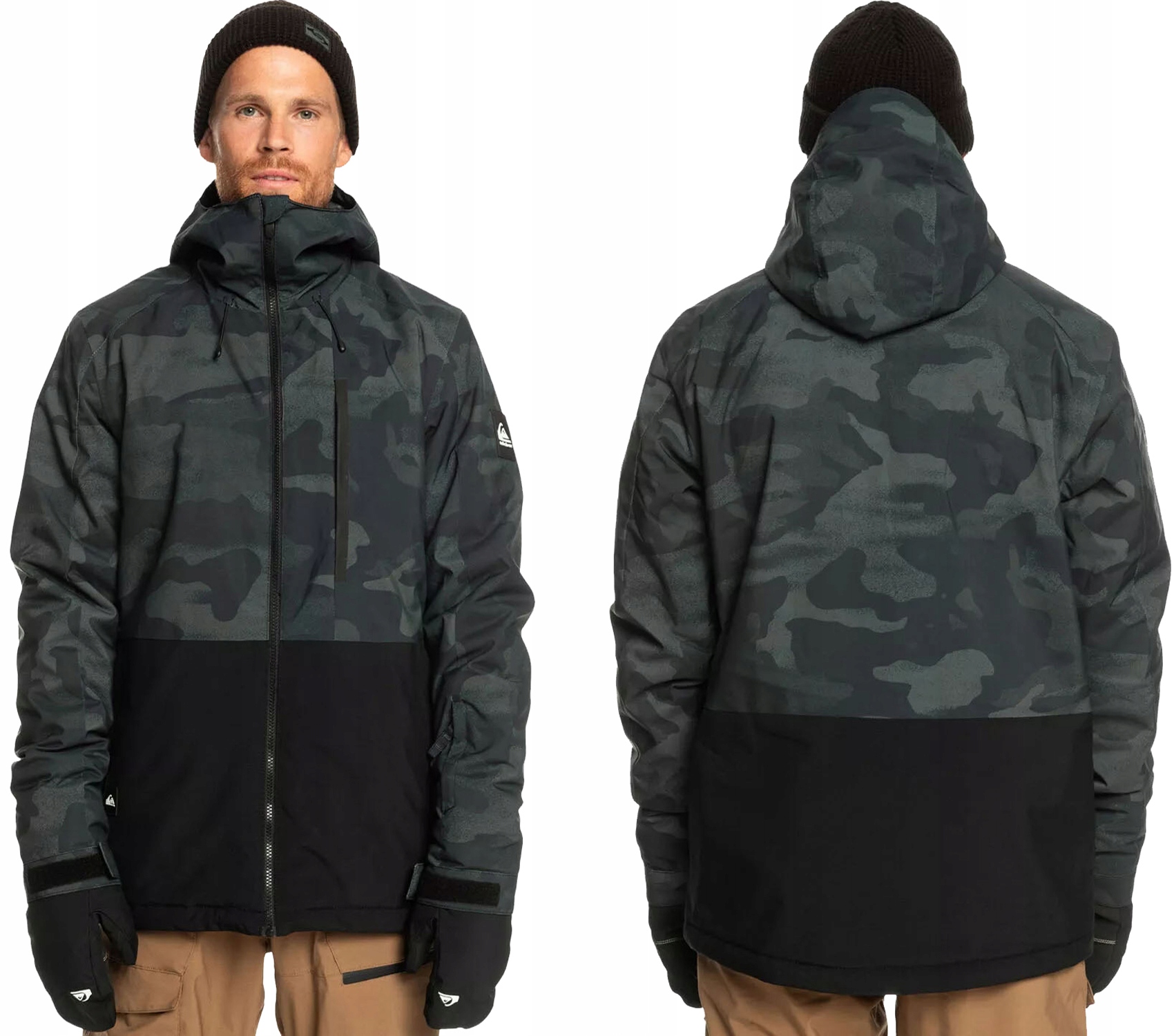 Quiksilver Kurtka narciarska męska Ocieplana Wodoodporna snowboardowa