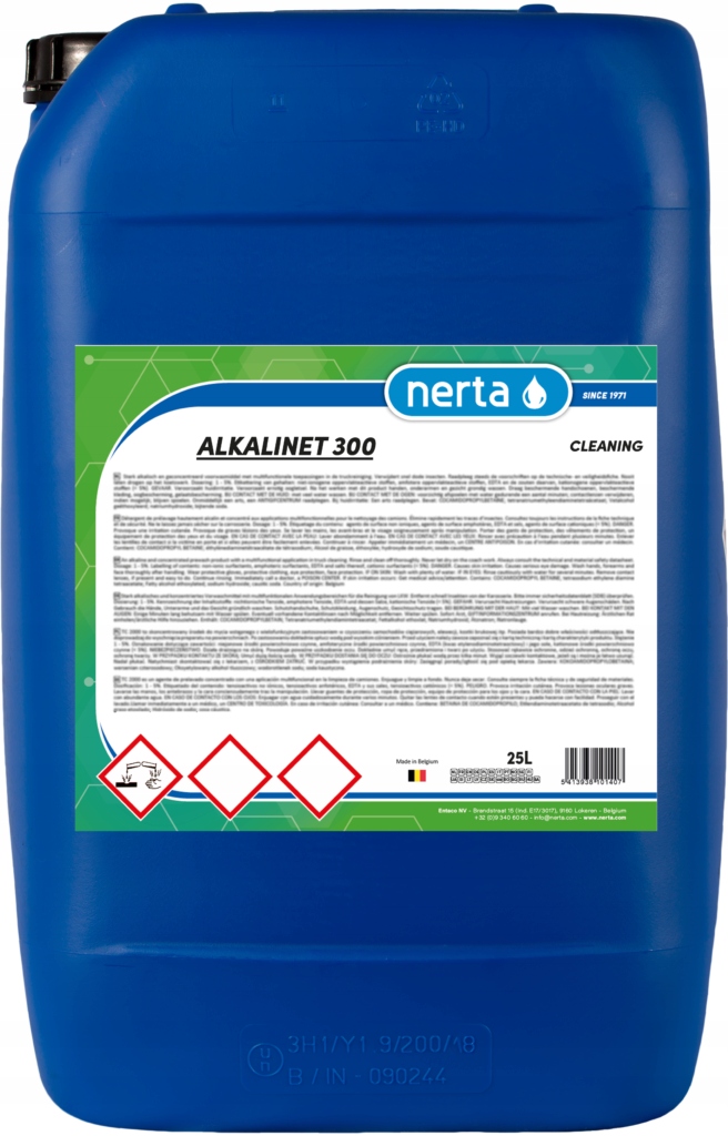 Nerta Alkalinet 300 20 l płyn do myjek, systemów C.i.p. szorowarek, piece
